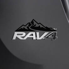 Autocollant Décalcomanie Montagnes Arrière 2 Pour Badge Toyota Rav4 3