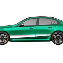 Kit de décalcomanies de course à rayures de couleurs latérales M pour BMW Série 5 G60 M5 G90 - Autocollants en vinyle SupDec Graphix
 2
