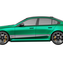 Kit de décalcomanies de course à rayures de couleurs latérales M pour BMW Série 5 G60 M5 G90 - Autocollants en vinyle SupDec Graphix
 3