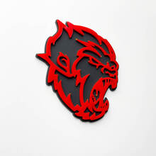 Angry Yeti Sasquatch Bigfoot 3D Fender Badges Emblème Gris vs Rouge
 3