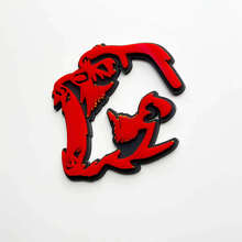 Badge d'aile 3D Angry Gorilla_2