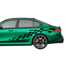 Kit de décalcomanies de course à damiers latéraux M5 pour BMW Série 5 G60 M5 G90 - Autocollants en vinyle SupDec Graphix
 3