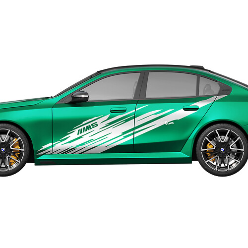 Kit de décalcomanies latérales M5 Splash Racing pour BMW Série 5 G60 M5 G90 - Autocollants en vinyle SupDec Graphix
