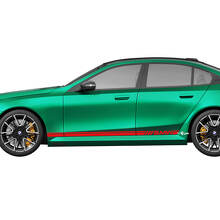 Autocollant Vinyle Latéral à Bandes Doubles Marqué pour BMW M5 G90/G99 2024-présent_2
