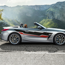 Autocollant en vinyle à rayures de porte latérale adapté à BMW Z4
 2