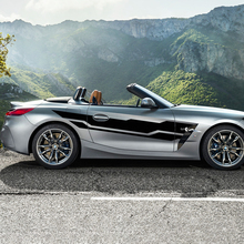 Autocollant en vinyle à rayures de porte latérale adapté à BMW Z4
 5