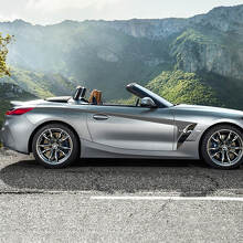 Autocollant en vinyle avec bandes de porte et accents latéraux, adapté à la BMW Z4
 3