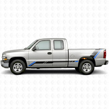 Bandes en vinyle accentuées pour porte et flancs de caisse pour Chevrolet Silverado 1500 GMT800 1999-2007_3