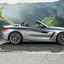 Autocollant en vinyle avec rayures de porte stroboscopiques, accents latéraux, adapté à BMW Z4
 3