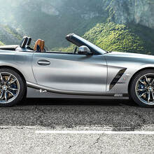 Kit d'autocollants en vinyle bandes bas de caisse M-Style pour BMW Z4_2