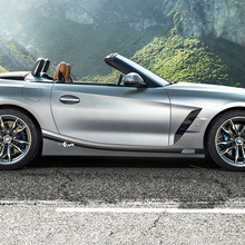 Autocollant latéral en vinyle à rayures M, panneau à bascule, adapté à BMW Z4
 2