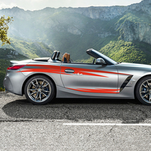 Autocollant en vinyle à rayures de porte tribales, accents latéraux, adapté à BMW Z4
 2