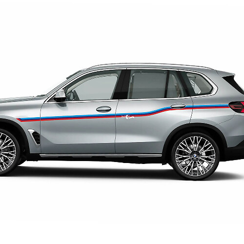 Kit de décalcomanies en vinyle bandes latérales M-Style Racing pour BMW X5 G05_1