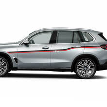 Kit de décalcomanies en vinyle bandes latérales M-Style Racing pour BMW X5 G05_2
