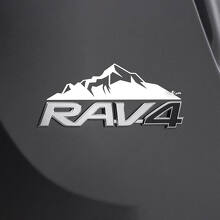 Autocollant Décalque Montagnes à l'Arrière Pour Badge Toyota Rav4 2