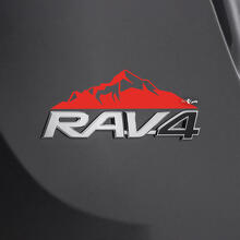 Autocollant Décalque Montagnes à l'Arrière Pour Badge Toyota Rav4 3