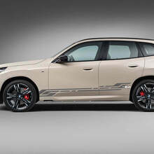 Kit d'autocollants bandes latérales - Graphismes vinyle personnalisés 2 pour BMW X3 G45 G01 ou F25 3