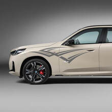 Kit d'autocollants tribaux pour porte latérale - Graphismes vinyles personnalisés 2 pour BMW X3 G45 G01 ou F25 3