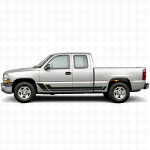 Bandes en vinyle angulaires pour portes et bas de caisse pour Chevrolet Silverado 1500 GMT800 1999-2007_4