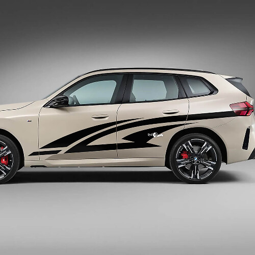 Kit de décalcomanies tribales pour porte latérale BMW X3 2024 - Graphiques en vinyle personnalisés pour G01 et F25 2
