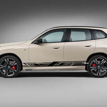 Kit d'autocollants bandes latérales - Graphismes vinyle personnalisés 4 pour BMW X3 G45 G01 ou F25 2