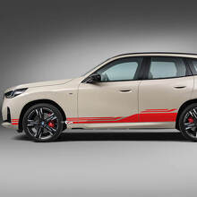 Kit d'autocollants bandes latérales - Graphismes vinyle personnalisés 4 pour BMW X3 G45 G01 ou F25 3