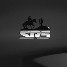 Autocollant Vinyle Surtitre Badge Western Cowboy pour Toyota 3