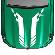 Autocollant de pare-brise à carreaux avec logo M Racing, pour BMW série 5 G60 M5 G90
 3