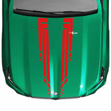 Autocollant de capot à carreaux L Stripes Racing pour BMW Série 5 G60 M5 G90
 3