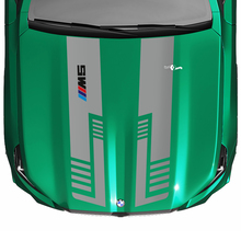 Autocollant de capot à rayures, drapeau à damier ou Look stroboscopique, pour BMW série 5 G60 M5 G90
 5