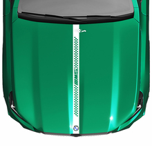 Autocollant de capot à bande centrale avec Logo Racing M5, pour BMW série 5 G60 M5 G90
 2