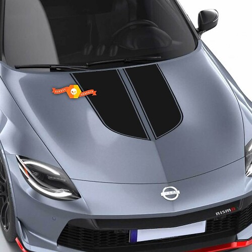 Autocollant en vinyle à double bande large pour capot pour Nissan Z Nismo 2022+