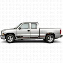 Bandes vinyles parallèles pour portières et panneaux latéraux pour Chevrolet Silverado 1500 GMT800 1999-2007_2