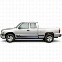 Bandes vinyles parallèles pour portières et panneaux latéraux pour Chevrolet Silverado 1500 GMT800 1999-2007_3