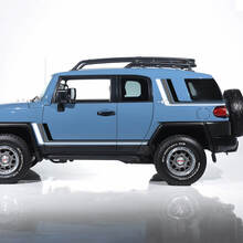 Autocollants latéraux à rayures rétro vintage, graphiques adaptés à Toyota FJ Cruiser
 2