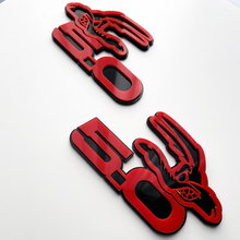 COYOTE 5.0 Fender Badges Emblème 3D Badge Noir vs Rouge
 3