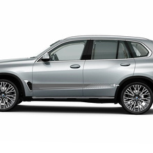 Kit d'autocollants à rayures stroboscopiques inférieures Accent Racing pour BMW X5 G05
 2
