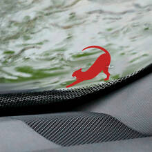 Cat Pantera Pare-brise Easter Egg Corner Decal - Graphique vinyle personnalisé
 2