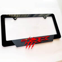 Cadre de plaque d'immatriculation acrylique TRX Claw Marks pour Dodge Ram TRX_6