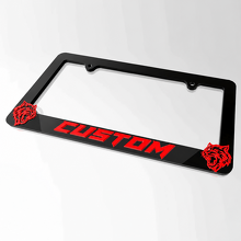 Hellcat Style Red Custom Twin Cat US Format — Cadre de plaque (universel)_2