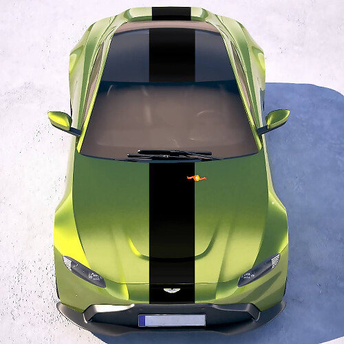 Autocollants en vinyle bande de course pour Aston Martin Vantage