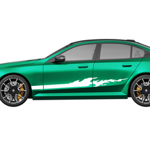 Kit de décalcomanies Flame Racing à rayures latérales pour BMW Série 5 G60 M5 G90 - Autocollants en vinyle SupDec Graphix
 3