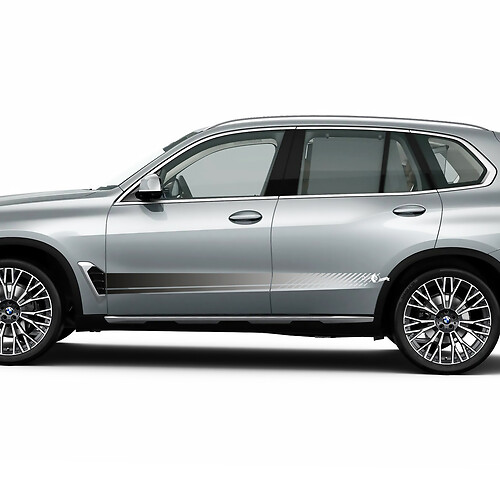 Kit d'autocollants à rayures stroboscopiques Accent Racing pour BMW X5 G05
