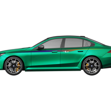 Kit de décalcomanies de course dégradées à bandes latérales de portes pour BMW Série 5 G60 M5 G90 - Autocollants en vinyle SupDec Graphix
 2