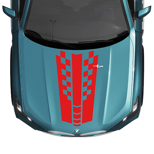 Autocollant à rayures pour capot BMW X5 G05 - Vinyle M Performance
