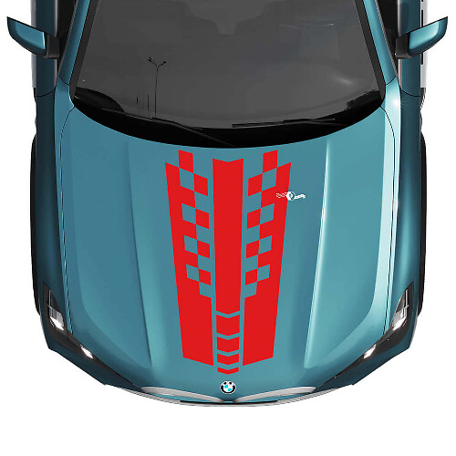 Autocollant à rayures pour capot BMW X5 G05 - Vinyle M Performance
