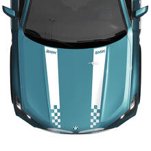 Autocollant à rayures à carreaux pour capot BMW X5 G05 - Vinyle M Performance 2
 2