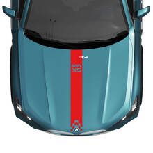 Autocollant à rayures pour capot BMW X5 G05 - Vinyle M Performance 3
 3