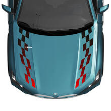 Autocollant à rayures dégradées pour capot BMW X5 G05 - Vinyle M Performance
 2