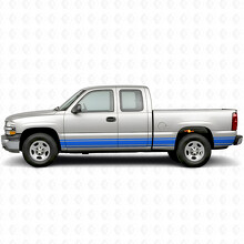 Bandes Vinyle Accent Fines pour Portes et Flanc de Lit Chevrolet Silverado 1500 GMT800 1999-2007_4